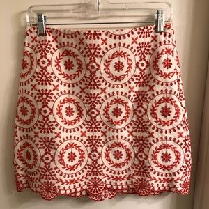 Embroidered Skirt by LOFT - Size 4